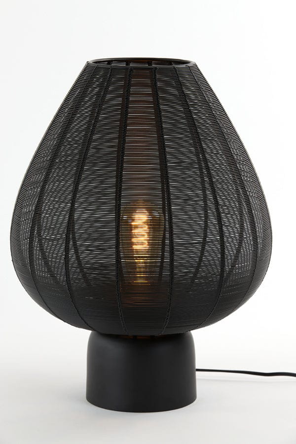 Light & Living Lighting Table lamp 35x46 cm SUNEKO matt black House of Isabella UK