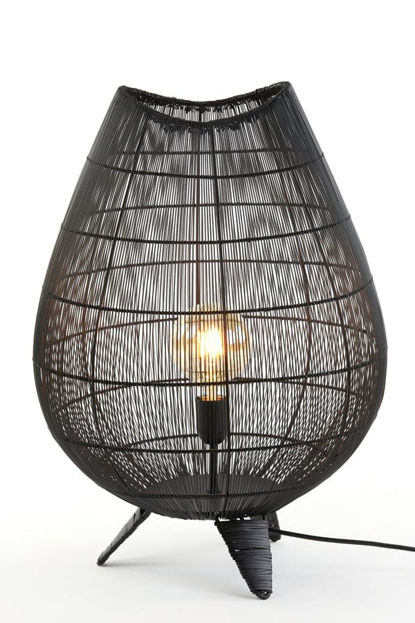 Light & Living Lighting Table lamp 40x56 cm YUMI matt black House of Isabella UK