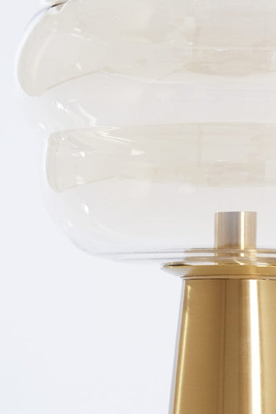 Light & Living Lighting Table lamp 45x64 cm MISTY glass amber+gold House of Isabella UK