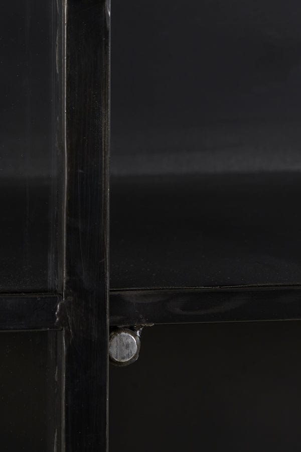 Light & Living Living Display cabinet 91x41x200 cm NENA antique black House of Isabella UK