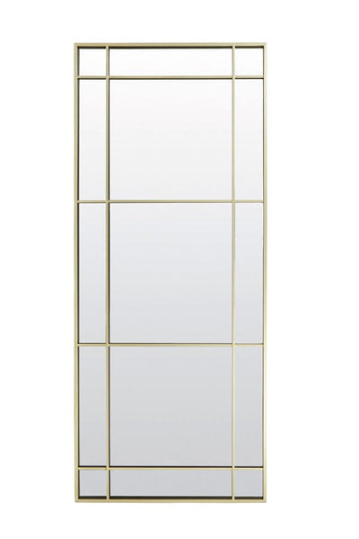 Light & Living Mirrors Mirror 77x3x183 cm RINCON smoked glass+gold House of Isabella UK