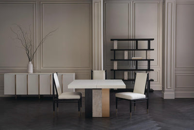 Caracole Unity Dark Extending Dining Table