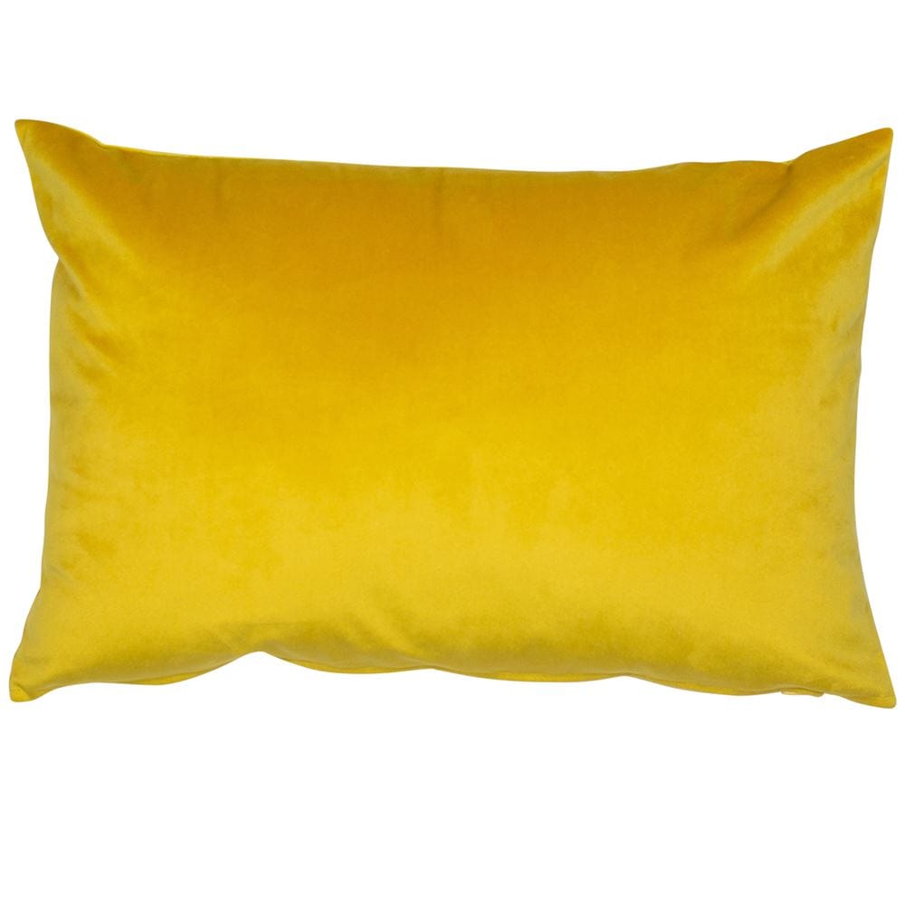 Malini Accessories Malini Luxe Rectangle Mustard Cushion House of Isabella UK
