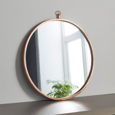 Native Mirrors Pink Copper Round Mirror House of Isabella UK