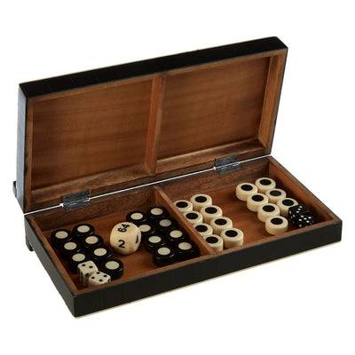 Noosa & Co. Accessories Backgammon Black And White Set House of Isabella UK