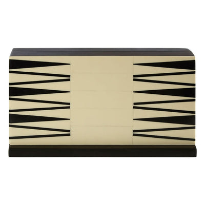 Noosa & Co. Accessories Backgammon Black And White Set House of Isabella UK