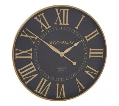 Noosa & Co. Accessories Cavalliar Small Black Wall Clock House of Isabella UK