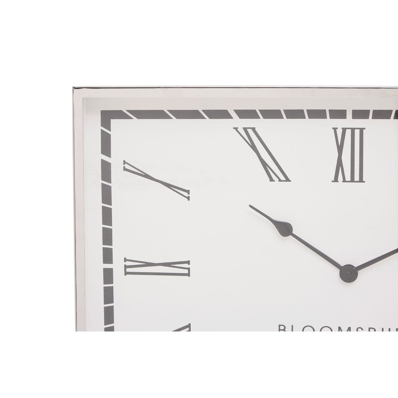 Noosa & Co. Accessories Chamberlain Stainless Steel/Glass Wall Clock House of Isabella UK