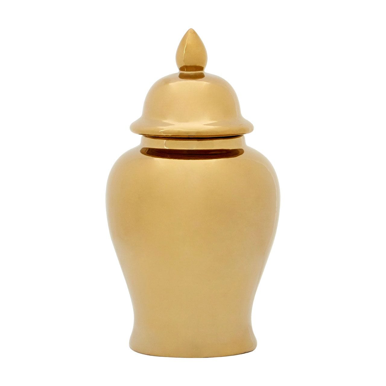 Noosa & Co. Accessories Chelsea Townhouse Small Gold Ceramic Jar House of Isabella UK