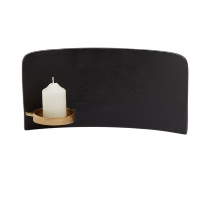 Noosa & Co. Accessories Deus Black Gold Candle Holder House of Isabella UK