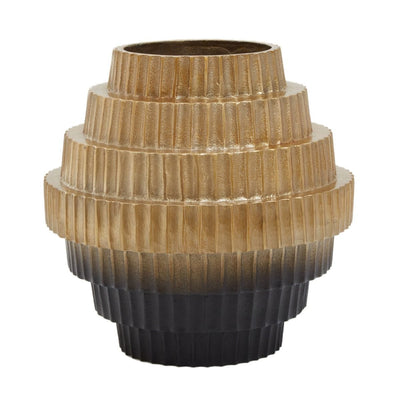 Noosa & Co. Accessories Domello Small Ombre Gold And Black Vase House of Isabella UK