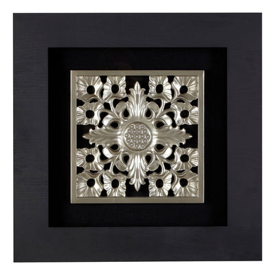 Noosa & Co. Accessories Framed Silver Filigree Carving Wall Art House of Isabella UK