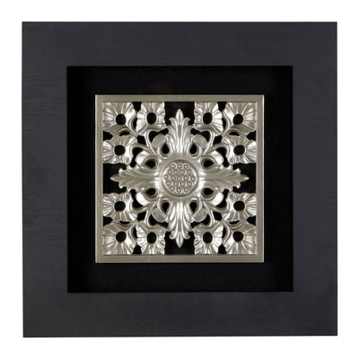 Noosa & Co. Accessories Framed Silver Filigree Carving Wall Art House of Isabella UK