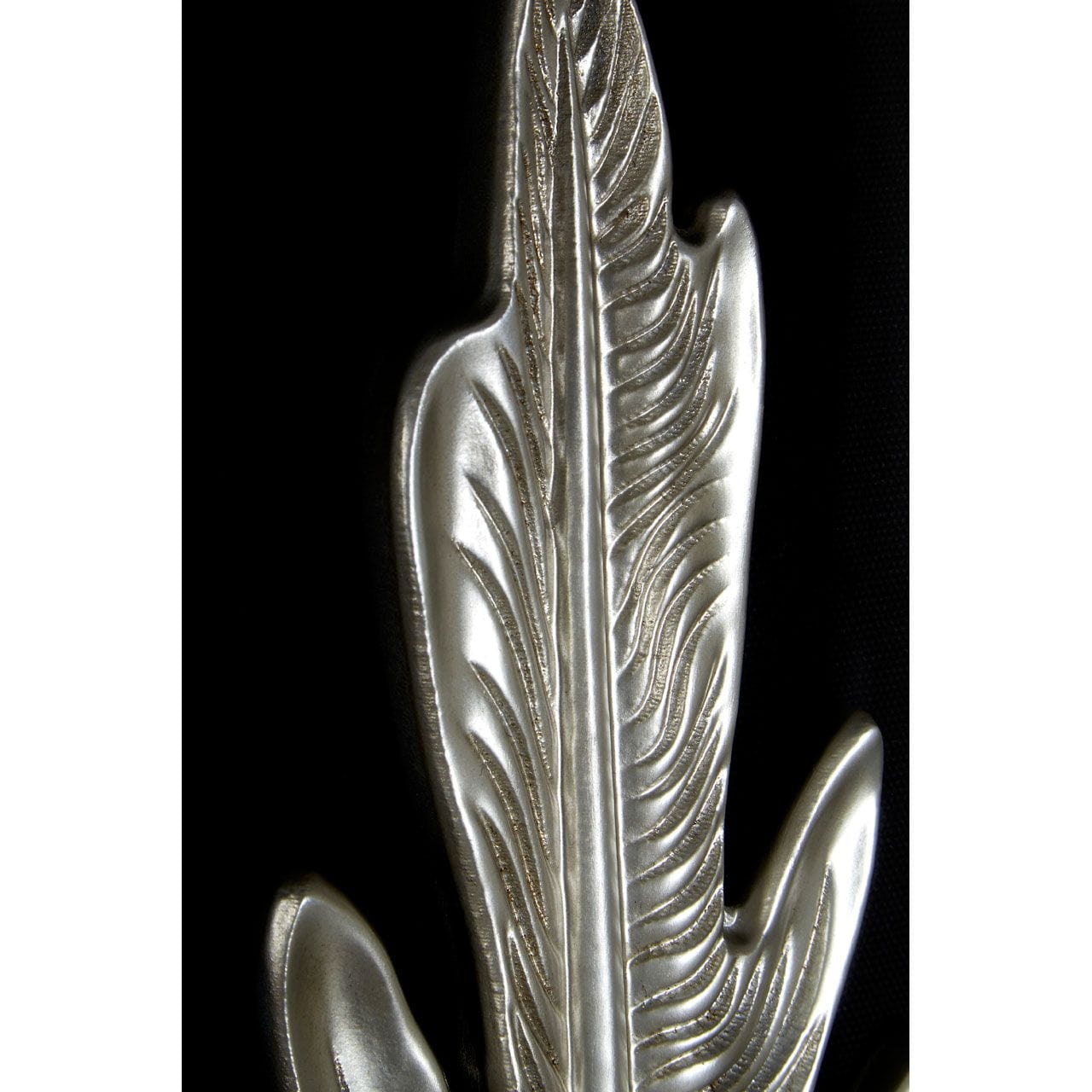 Noosa & Co. Accessories Framed Silver Leaf Carving Wall Art House of Isabella UK