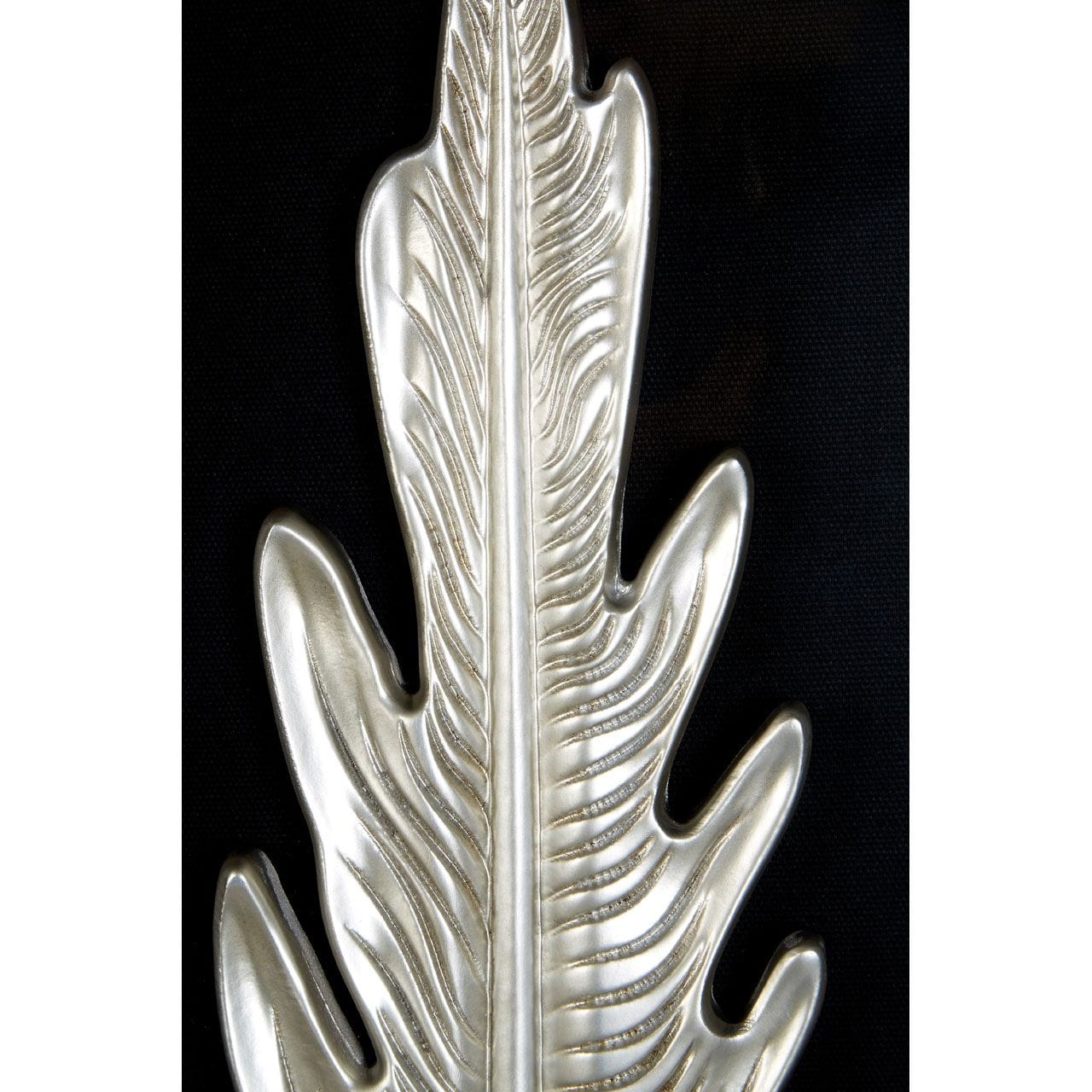 Noosa & Co. Accessories Framed Silver Leaf Carving Wall Art House of Isabella UK