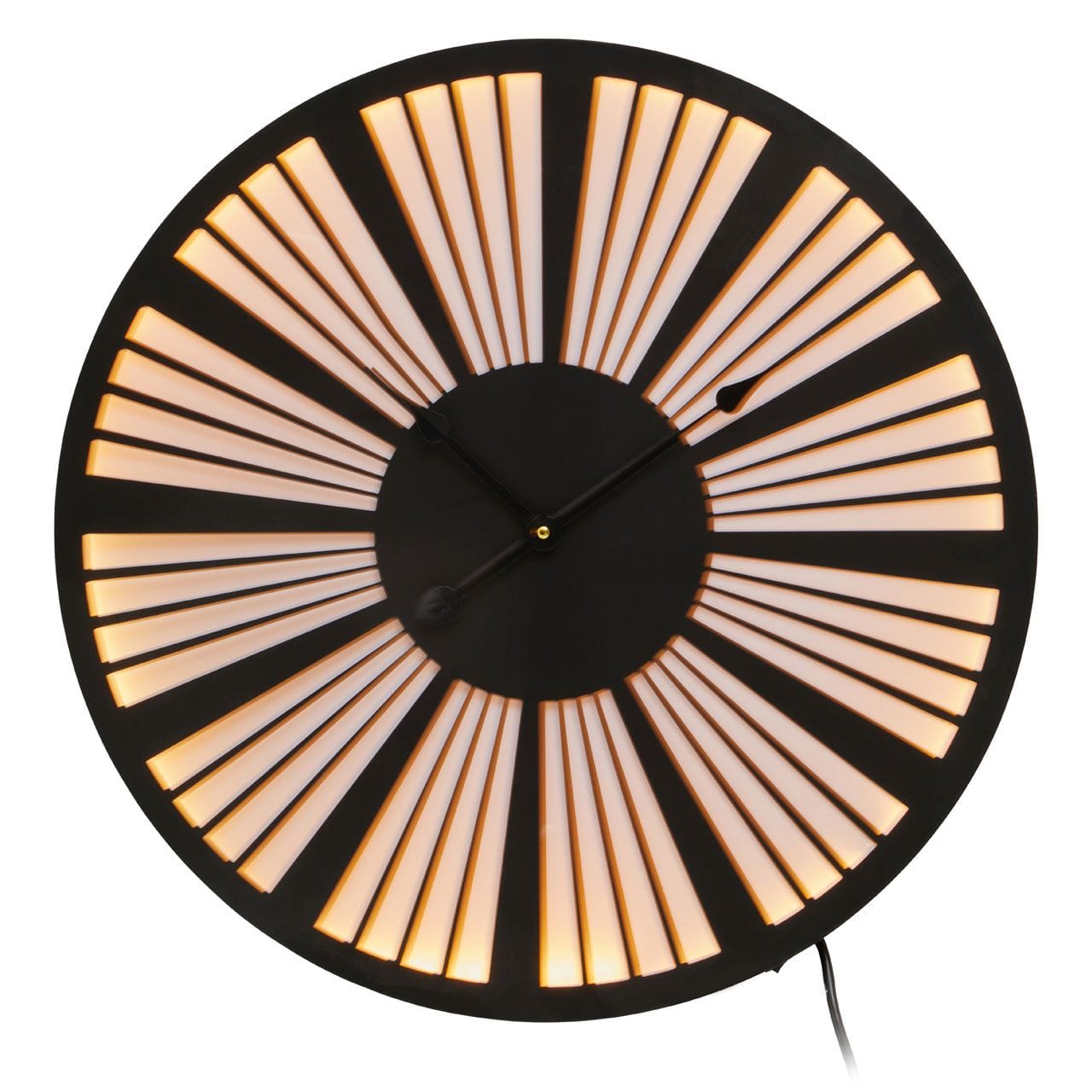 Noosa & Co. Accessories Genova Small Black And White Wall Clock House of Isabella UK