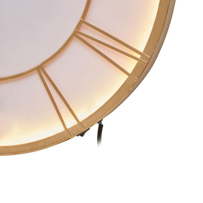 Noosa & Co. Accessories Genova Small Gold And White Led Wall Clock House of Isabella UK