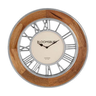 Noosa & Co. Accessories Hamptone Brown Wall Clock House of Isabella UK