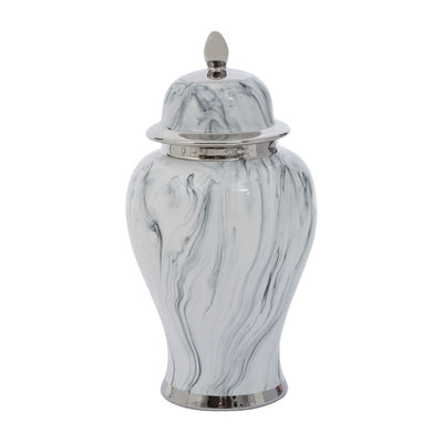 Noosa & Co. Accessories Marmo Marble Effect Large Ceramic Jar House of Isabella UK