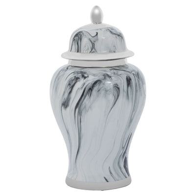 Noosa & Co. Accessories Marmo Marble Effect Small Ceramic Jar House of Isabella UK