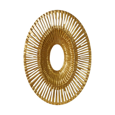 Noosa & Co. Accessories Oval Gold Wall Sculpture House of Isabella UK