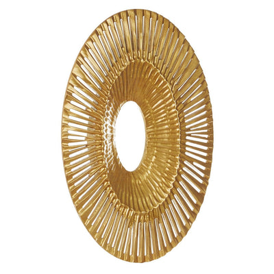 Noosa & Co. Accessories Oval Gold Wall Sculpture House of Isabella UK