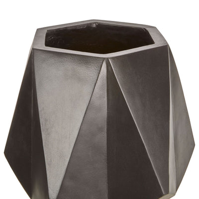 Noosa & Co. Accessories Ozark Black Multifaceted Planter - 62Cm House of Isabella UK