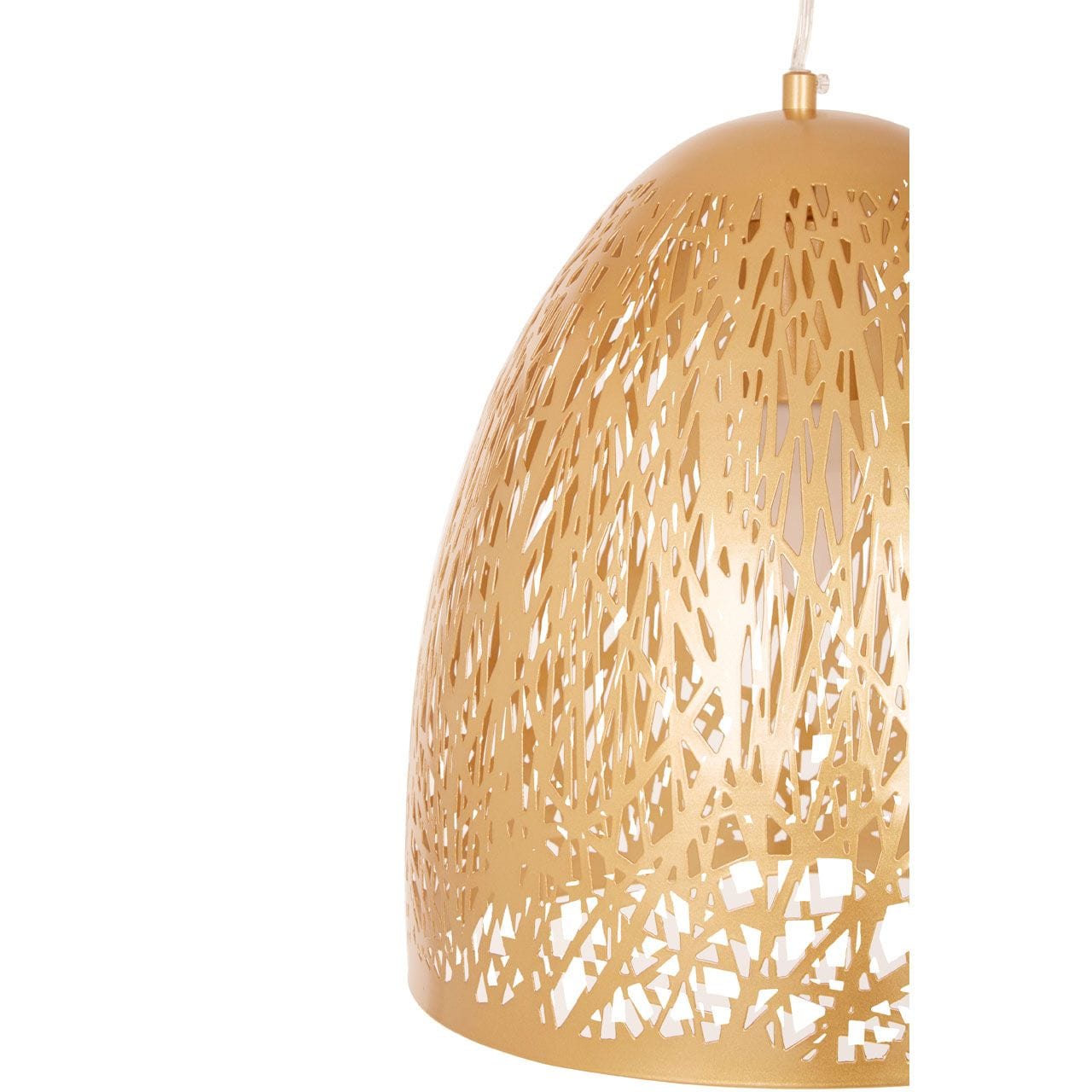 Noosa & Co. Lighting Lenny Small Gold Pendant Light House of Isabella UK