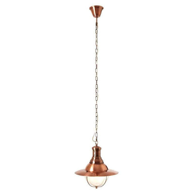 Noosa & Co. Lighting Pendant Light, Copper Steel / Glass House of Isabella UK