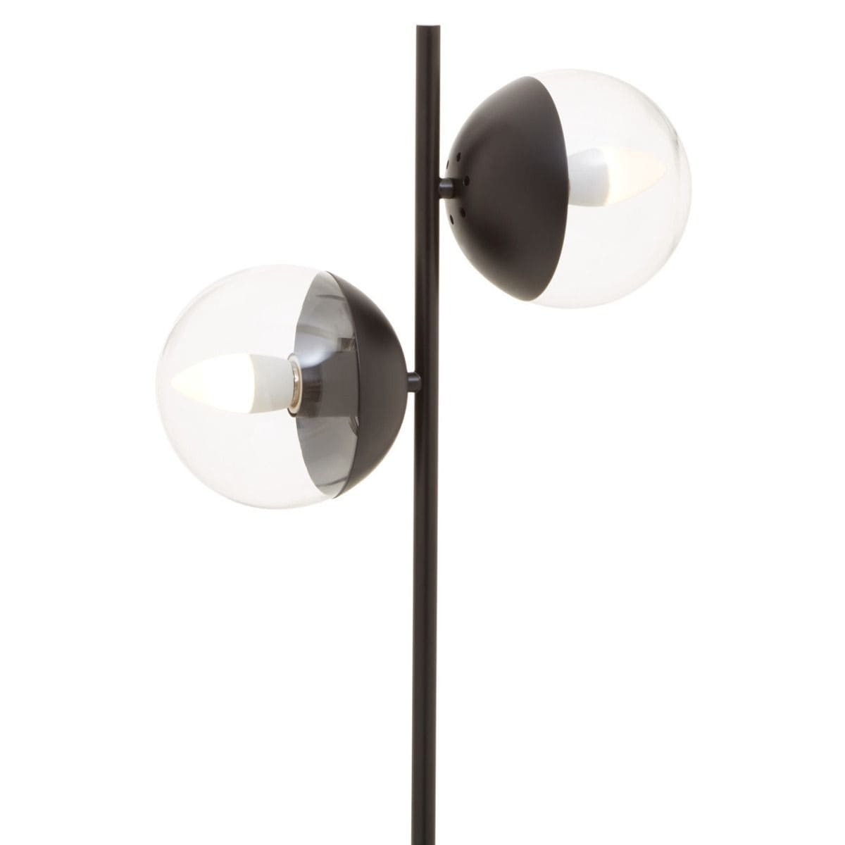 Noosa & Co. Lighting Revlone Black Finish Metal Table Lamp House of Isabella UK