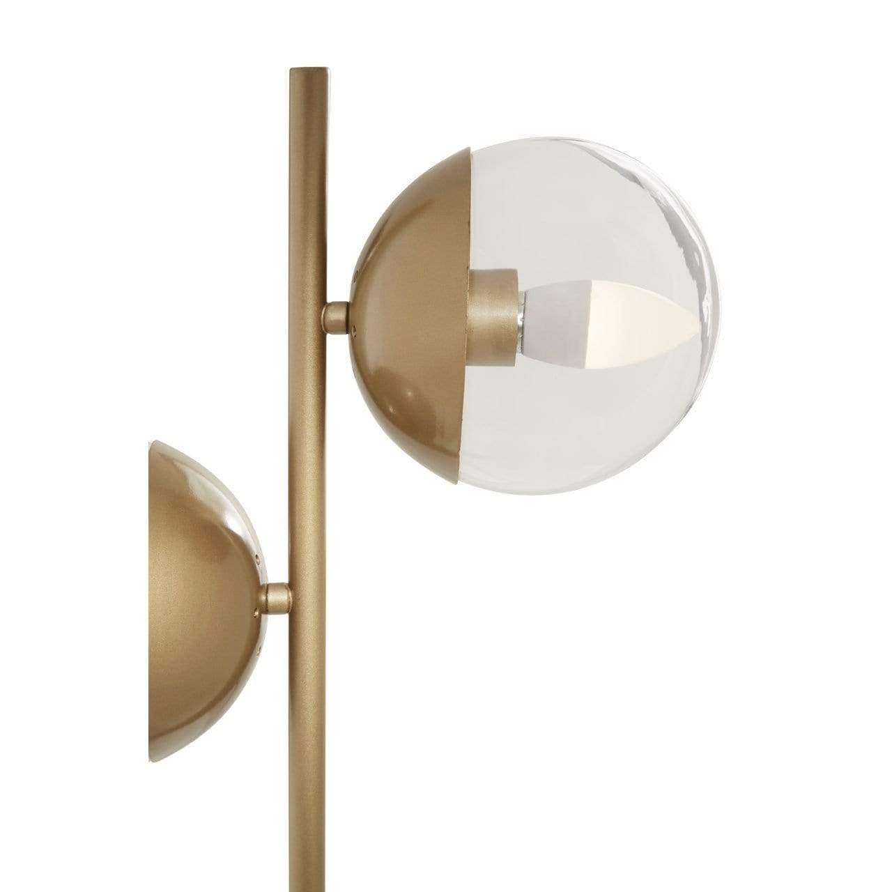 Noosa & Co. Lighting Revolve Gold Finish 2 Light Table Lamp House of Isabella UK