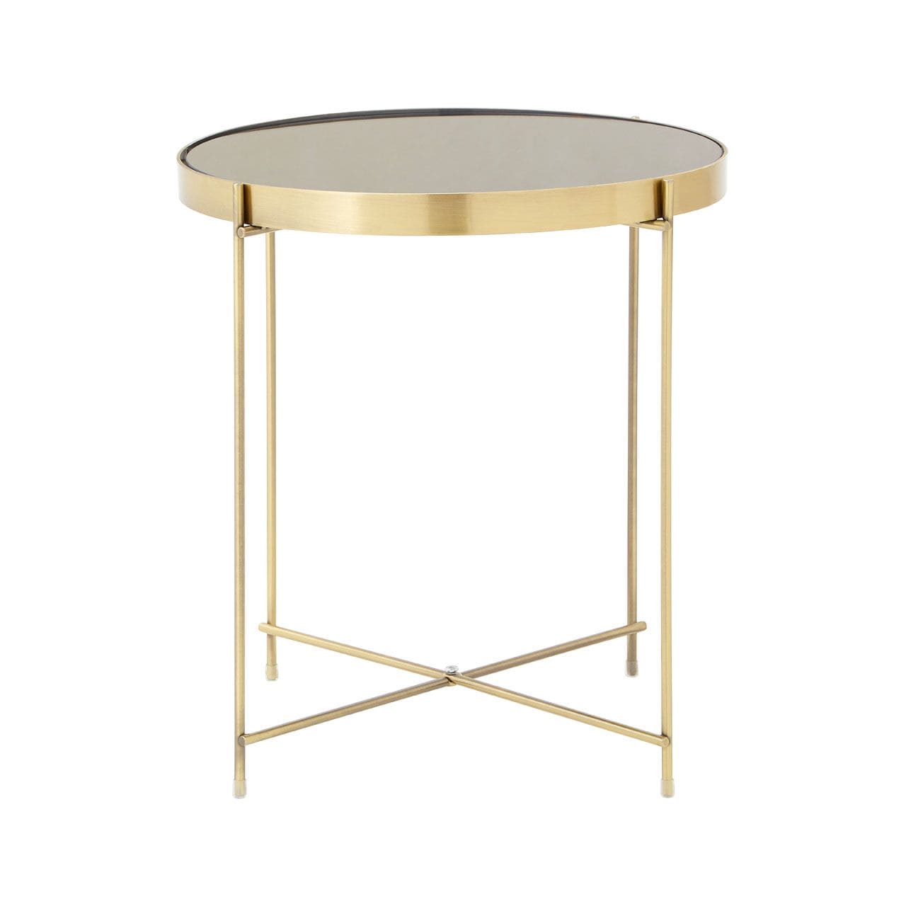 Noosa & Co. Living Allez Black Mirror Low Side Table House of Isabella UK