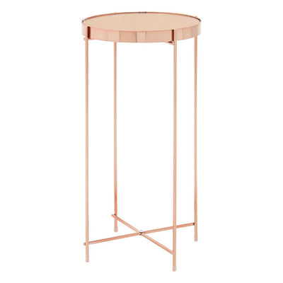 Noosa & Co. Living Allez Pink Mirror Tall Side Table House of Isabella UK