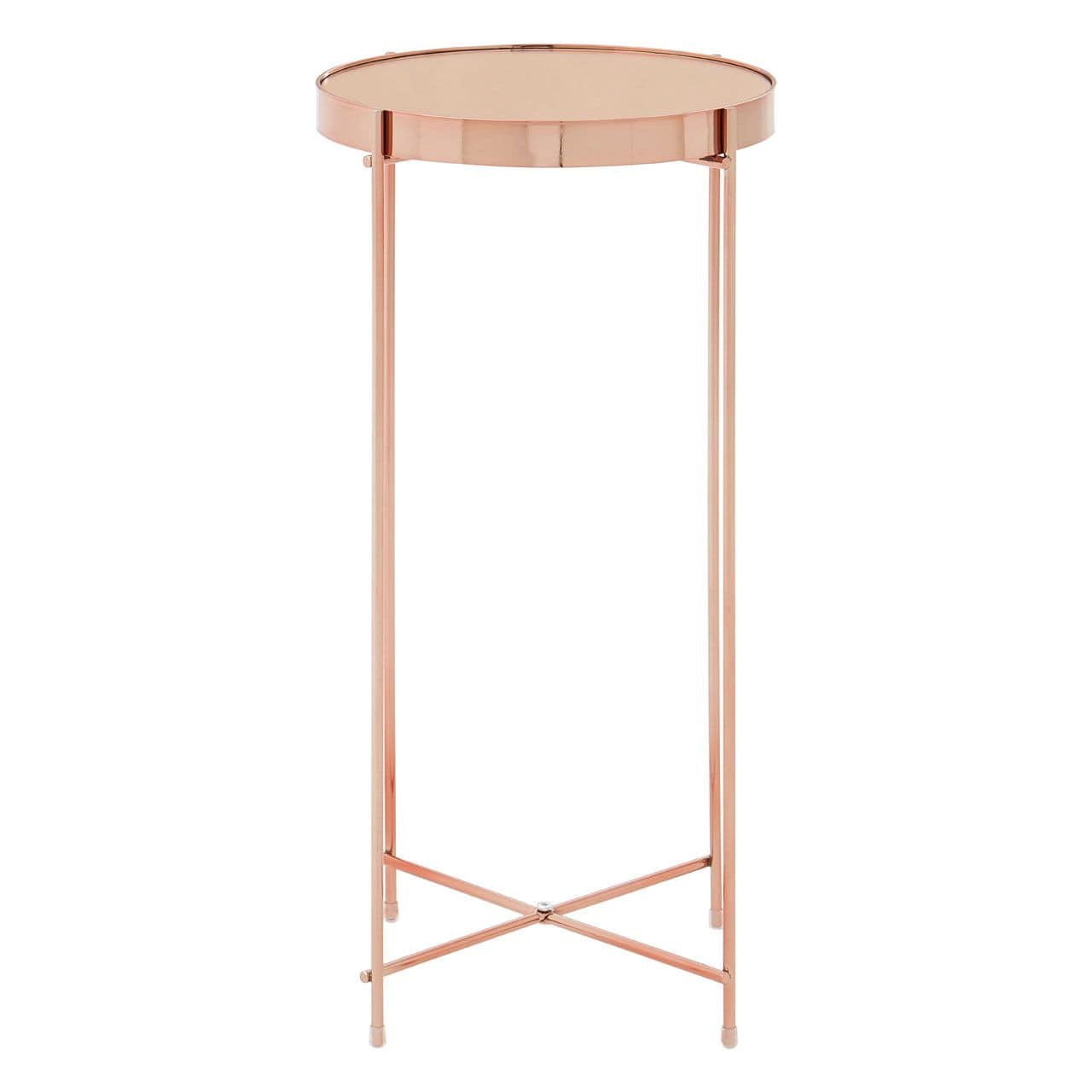Noosa & Co. Living Allez Pink Mirror Tall Side Table House of Isabella UK