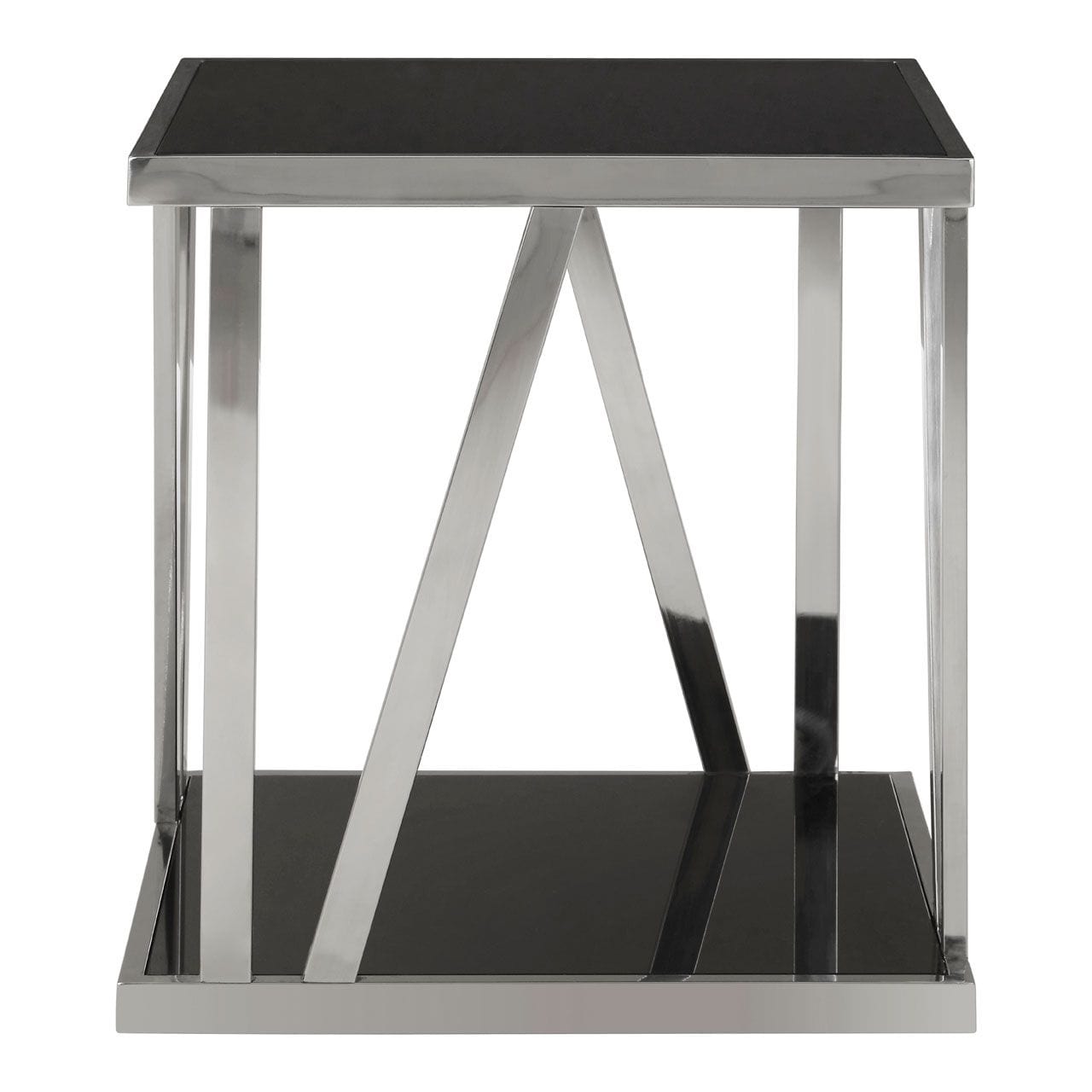 Noosa & Co. Living Arland Square Side Table With Bottom Shelf House of Isabella UK