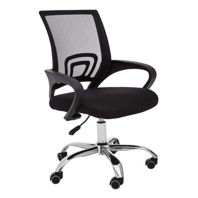 Noosa & Co. Living Black Home Office Chair With Black Armrest House of Isabella UK