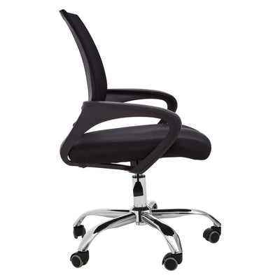 Noosa & Co. Living Black Home Office Chair With Black Armrest House of Isabella UK