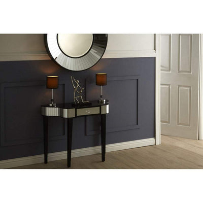 Noosa & Co. Living Console Table, Mirror Black House of Isabella UK