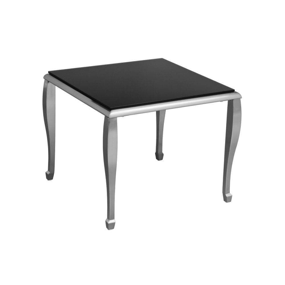 Noosa & Co. Living End Table, Black Tempered Glass, Legs House of Isabella UK