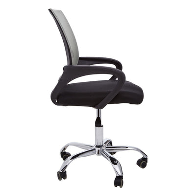 Noosa & Co. Living Grey Home Office Chair With Black Armrest House of Isabella UK
