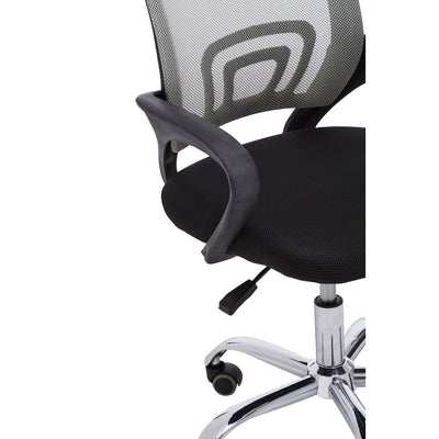 Noosa & Co. Living Grey Home Office Chair With Black Armrest House of Isabella UK
