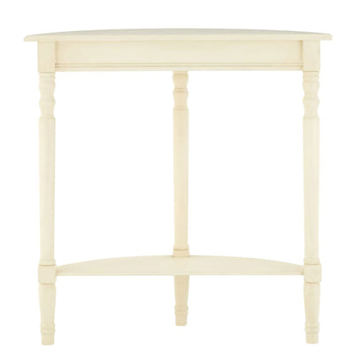 Noosa & Co. Living Heritage Antique White Rounded Console Table House of Isabella UK