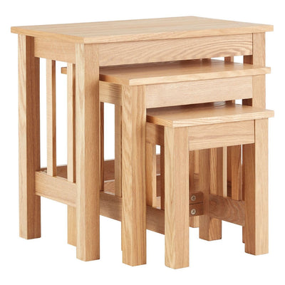 Noosa & Co. Living Lincoln Ash Nesting Tables - Set Of 3 House of Isabella UK