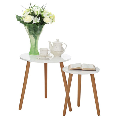 Noosa & Co. Living Nollam Nest Of 2 Round Tables House of Isabella UK