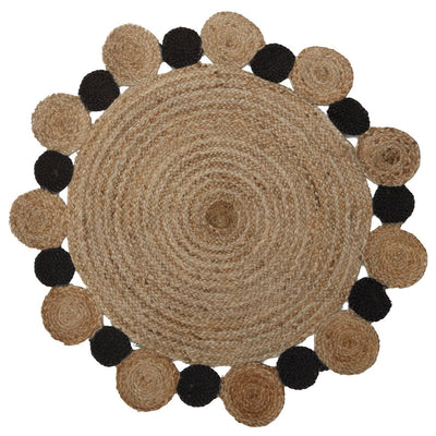 Noosa & Co. Living Rosella Small Round Jute Rug House of Isabella UK