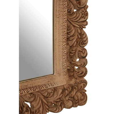 Noosa & Co. Mirrors Antique Brown Rectangular Leaf Wall Mirror House of Isabella UK