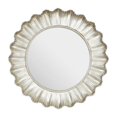 Noosa & Co. Mirrors Champagne Finish Scallop Wall Mirror House of Isabella UK