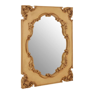 Noosa & Co. Mirrors Malaga Gold Finish Indent Wall Mirror House of Isabella UK