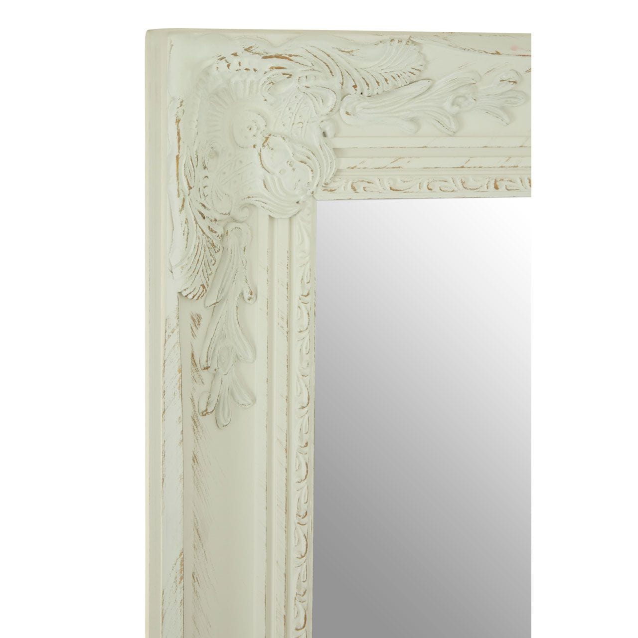 Noosa & Co. Mirrors Salmar White/Brushed Gold Finish Wall Mirror House of Isabella UK