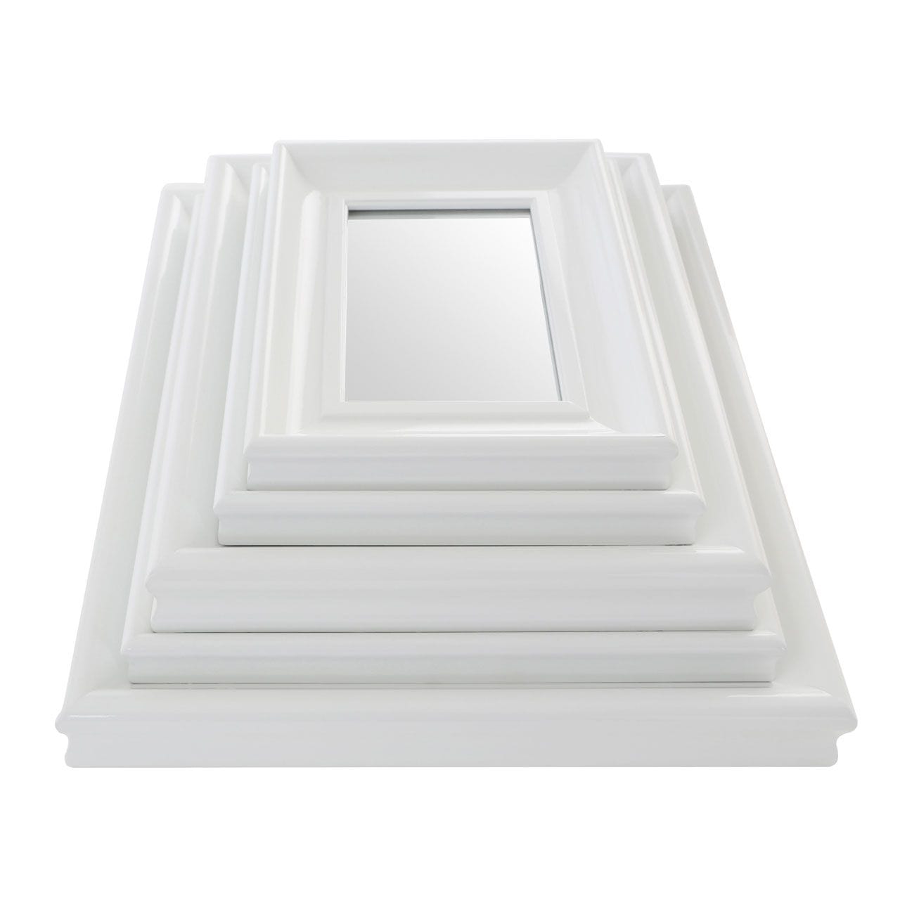 Noosa & Co. Mirrors White Frame 5Pc Mirror Set House of Isabella UK